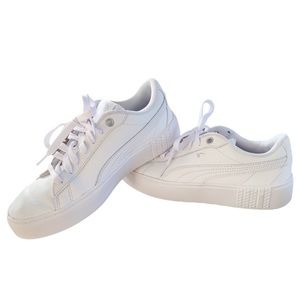 White Puma sneakers for women Size 8.5